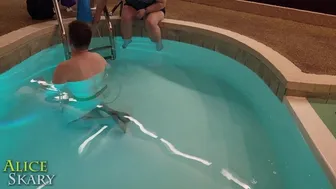 Trailer: Two Bag Enema In A Swimming Pool