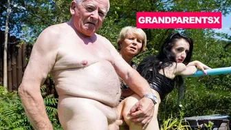 Rejuvenating Grandpa's Worn Out Cock With Granny