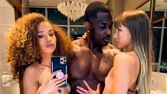 Naomi Swann And Cecilia Lion Are Getting Fucked By A Big Black Dick