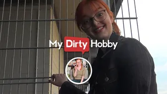 Mydirtyhobby - Beautiful Redhead Iva_Sonnenschein Gives A Public Blowjob