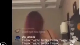 Twerking Her Phat Ass