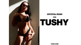 Sensual Busty Brunette Crystal Rush Is Enjoying Intensive Anal