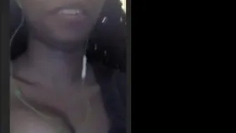 Big-Titted Black Canadian On Webcam