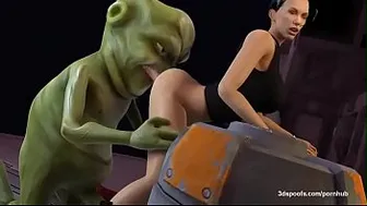 Alien Fuck Big Dick 3D Hardcore Sex