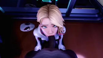 Fortnite Spider-Gwen Sucks Bbc For The First Time