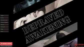 [Gameplay] Depraved Awakening #2: Slutty Widow Gets Titty-Fucked By A Detective (H…