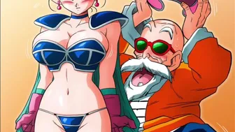 [Gameplay] Kame Paradise 2 - Chi Chi Gives Roshi A Handjob - Part 5