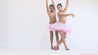 Topless Lesbian Ballerina Teens