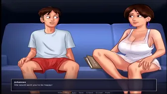 [Gameplay] Summertime Saga - Johannes Jerked Off While Thinking Of Diana