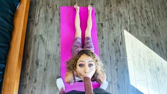 Yoga Fuck With Skinny Teen Allie Addison