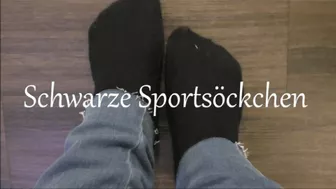 Schwarze Sportsoeckchen