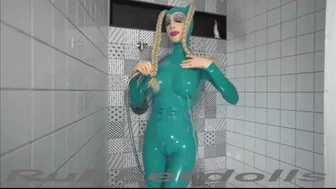 Latex Lara - In The Shower - Hd