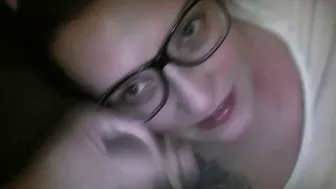 Glasses Cumshot And Swallow - Hd