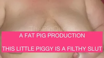 Bbw Piggy Degrades Herself Riding Cock