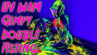 Uv Wet And Messy Gimpy Double Fisting 4K With Patricia @Mazmorbidfetish #Fisting