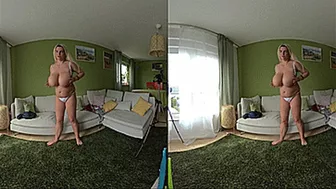 Vr180 3S - Titplay On The Sofa With Kitty And Maja (Clip No 2485 - 6K Mp4 Version)