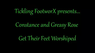 Constance And Greasy Rose Foot Worship