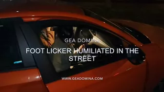 Gea Domina - Foot Licker Humiliated In The Street (Mobile)