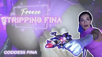 Freeze Stripping Goddess Fina (Uhd Wmv)