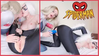 4K Black Cat Was Punished By Spider Gwen