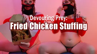 Devouring Prey: Fried Chicken Belly Stuffing