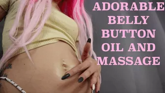 Adorable Belly Button Oil And Massage - {Hd 1080P}