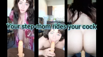 Your Step-Mom Rides Your Cock