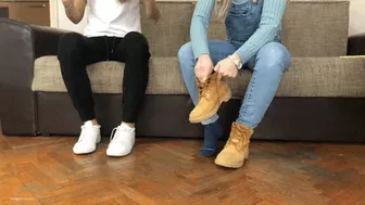 Smelly Timberland Boots And Her Athletes Foot Returns - Mov Mobile Version