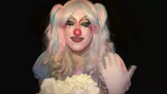 Clown Girl's Wet & Messy Pie Time