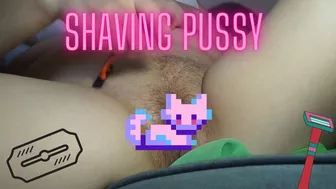 First Pussy Shaving