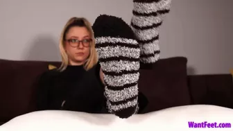 Viky Fuzzy Socks - 4K Mp4