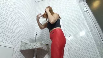 Farting And Getting Ready In The Bathroom Pov, Part 1, By Manuela Albertine, (Cam By Scarlett) Full Hd