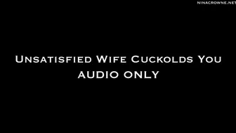 Unsatisfied Wife Cuckolds You Audio Only