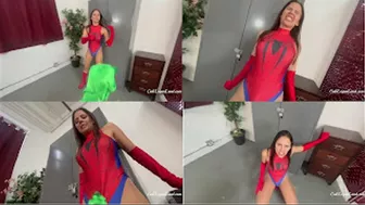 Futa Spidergirl Busted: Pov Fight Leaves Superheroine Ball Busted And Begging To Cum (Mob)