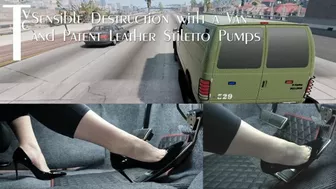 Sensible Destruction With A Van And Patent Leather Stiletto Pumps (Mp4 720P)