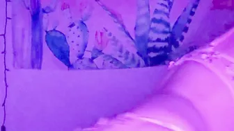 Masturbating With Vibrator And Kitten Tail Butt Plug