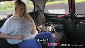 Lovecreampie Stunning Busty Blonde Lets Taxi Driver Cum Inside For Cash