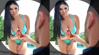 Busty Vr Sex Goddess Kira Queen Sucks & Fucks Poolside In Pov Porn Scene