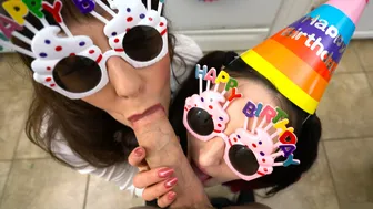 Mature Mom And Sis Gave Bj For Birthday