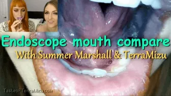 Endoscope Mouth Compare - Summer Marshall & Terramizu - Hd 720 Wmv