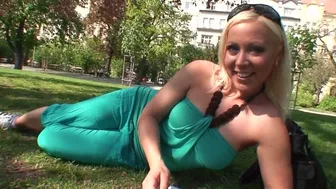 Innocent Czech Girl At Park Is Seduced For Fuck