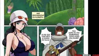 Marinheiro Fudeu A Gostosa Nico Robin No Mato One Piece Parody