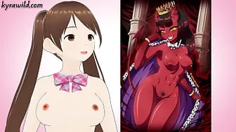 Try Not To Cum Challenge To Meru The Succubus (Rule 34, Hentai, Lewd Vtuber)