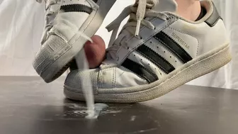 A Cockcrushing Dream In Adidas Superstars - Cbt And Shoejob With Huge Cumplosion Under Sneakers - Multi - 4K