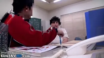 Japanese Lovely College Girl Has Sex In Classroom