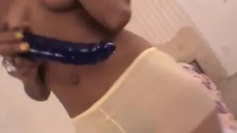 Ebony Teen Toying Her Hot Wet Pussy