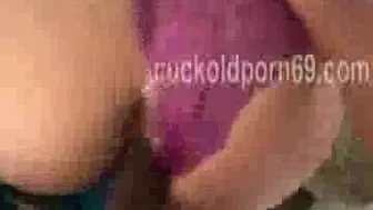 Black Guy Buttfucking My Wife In Her Purple Panties