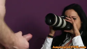 Cfnm Fetish Photographer Strokes Guys Cock