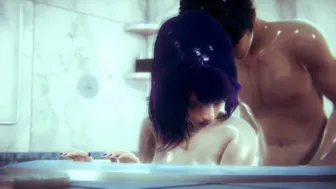 Naruto: Konan - Hot Bath Pov Wet Doggystyle Handjob