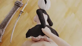 Yorha 2B Anal Skirt Nier Automata